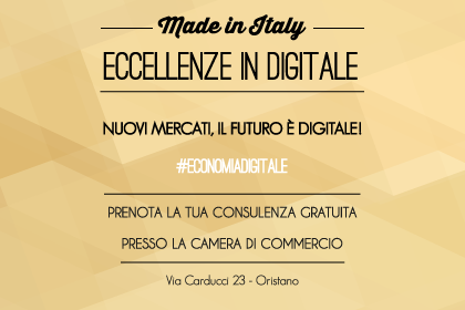 Made in Italy – Eccellenze in digitale: prenota la tua consulenza gratuita